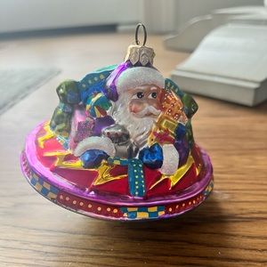 Christopher Radko Ornament - UFO 21st Century Santa